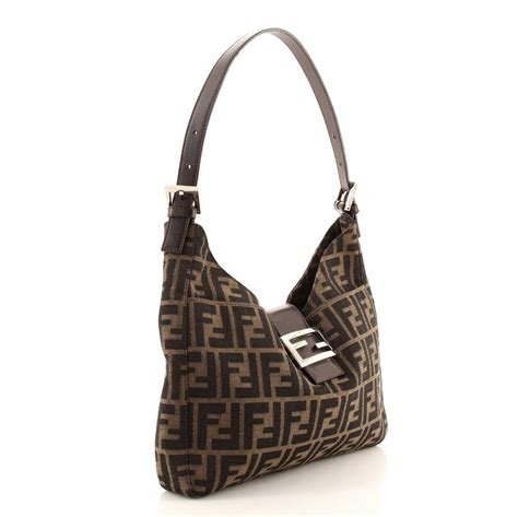 Fendi Zucca Canvas Shoulder Bag on SALE 